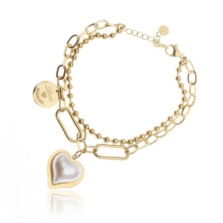 Bransoletka HEART ze stali chirurgicznej