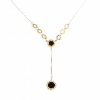 Naszyjnik Black Ring ze stali chirurgicznej