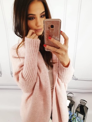 Kardigan guma krótki puder - STAYHERE