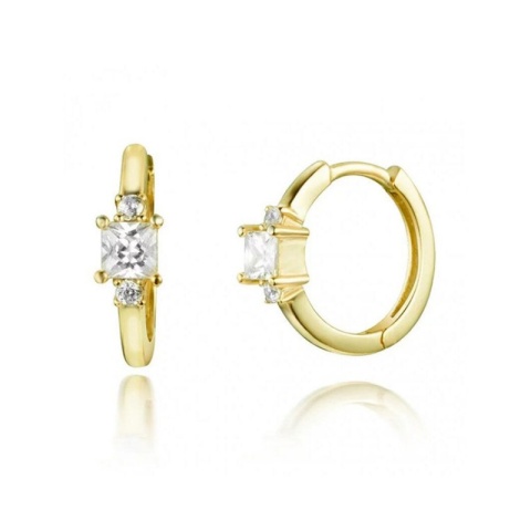 Kolczyki ze stali chirurgicznej z cyrkoniami