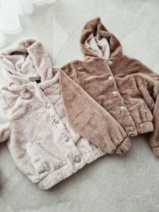 Kurtka futerko TEDDY karmel - BY ME