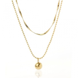 Naszyjnik ze stali chirurgicznej DOT