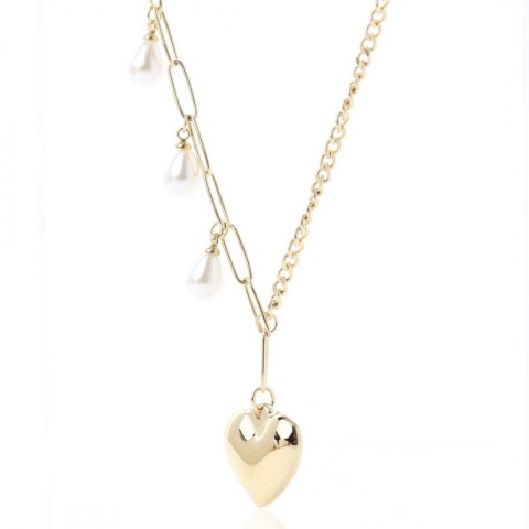 Naszyjnik ze stali chirurgicznej BIG HEART