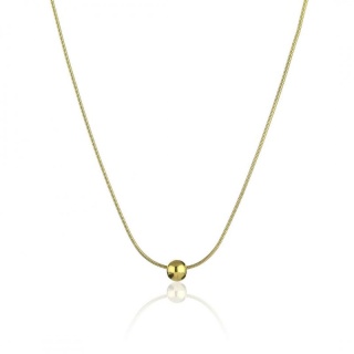 Naszyjnik ze stali chirurgicznej z kuleczką