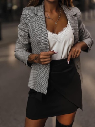 Spódniczka mini z ozdobnym węzłem MIMI