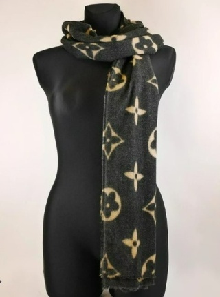 Szal chusta we wzory BLACK LILU