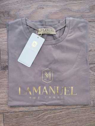 T-shirt GOLDEN fango - LA MANUEL