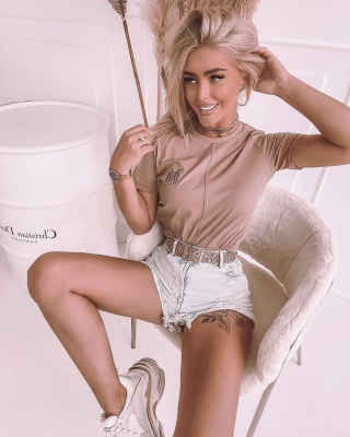 T-shirt MIRAGE beż- LA MANUEL