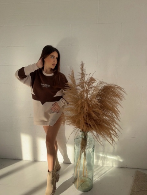 Bluza FREEDOM czekoladowa LA MANUEL