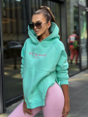 Bluza SARA LOGO mięta - SEMPRE