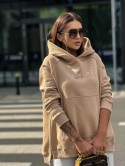 Bluza SARA LOGO beżowa - SEMPRE