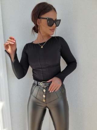 Bluzka JANETA czarna - BY ME