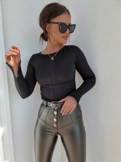 Bluzka JANETA czarna - BY ME