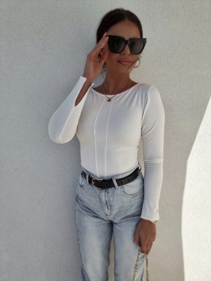 Bluzka JANETA ecru - BY ME