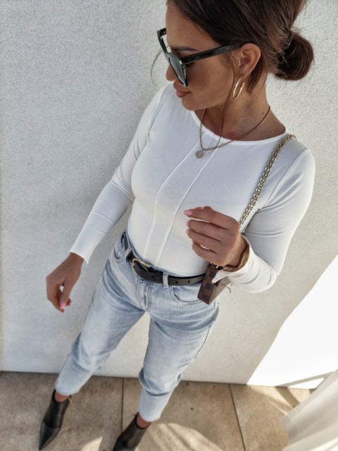 Bluzka JANETA ecru - BY ME