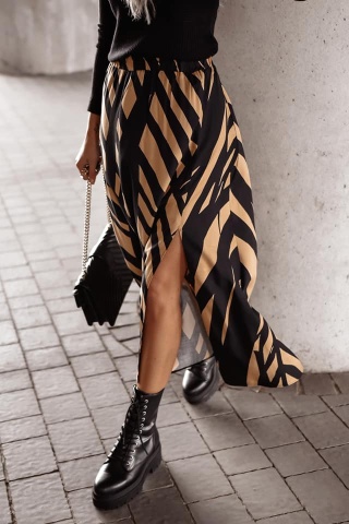Dłuższa spódnica z wiskozy CYNTHIA - XANA