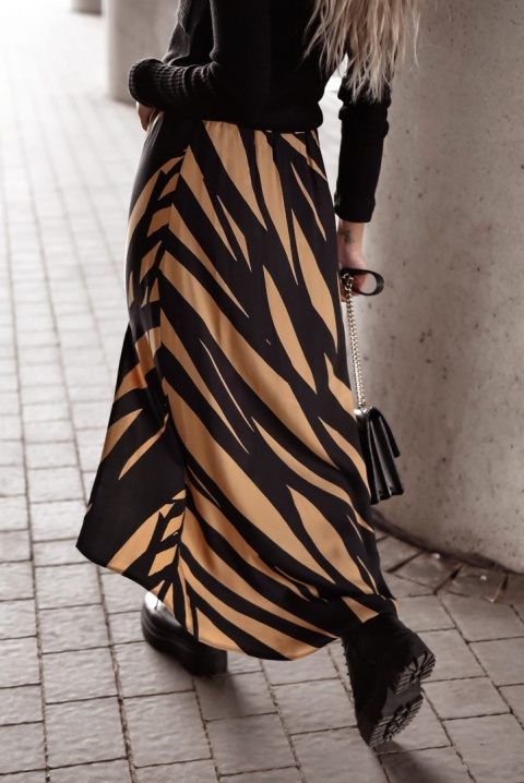 Dłuższa spódnica z wiskozy CYNTHIA - XANA