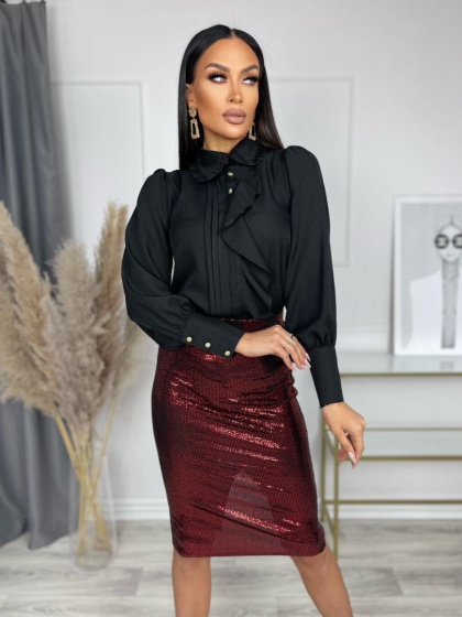 Spódnica SHINE czerwona