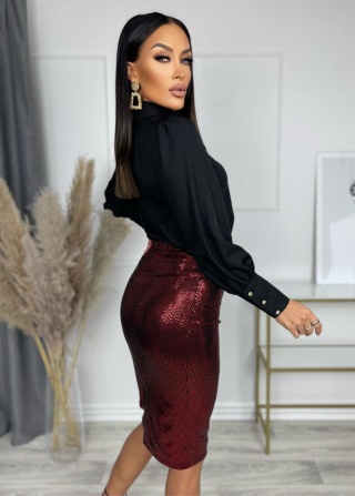 Spódnica SHINE czerwona