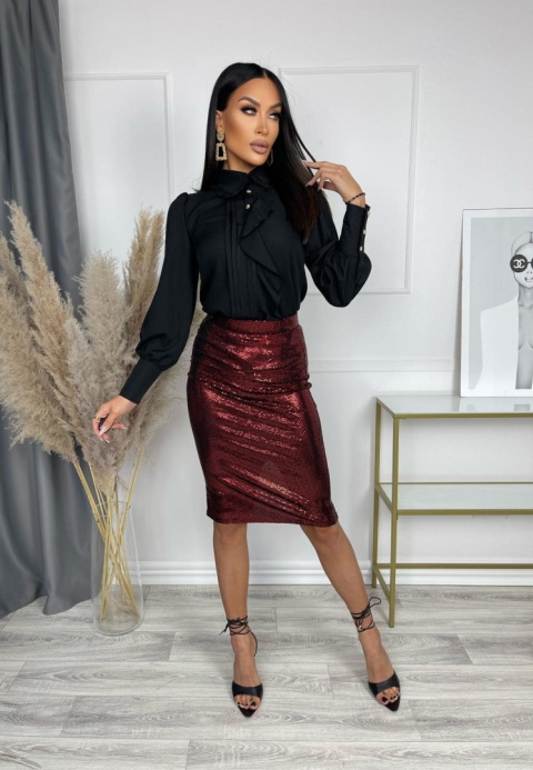 Spódnica SHINE czerwona