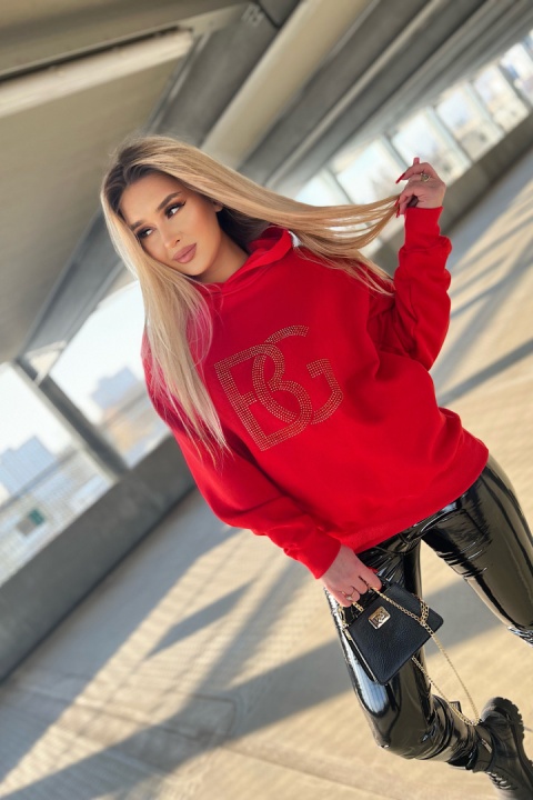 Bluza DIAMOND czerwona BG couture