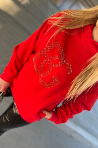 Bluza DIAMOND czerwona BG couture