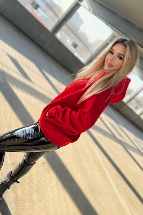 Bluza DIAMOND czerwona BG couture