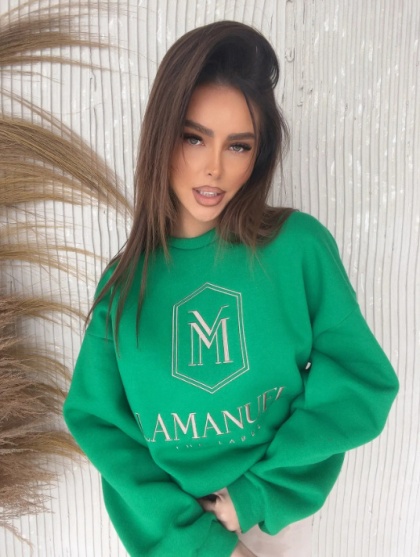 Bluza HOODIE zieleń LA MANUEL