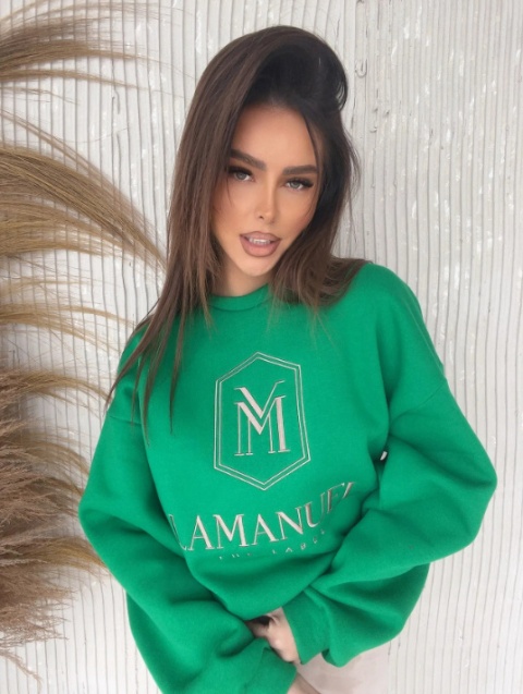 Bluza HOODIE zieleń LA MANUEL