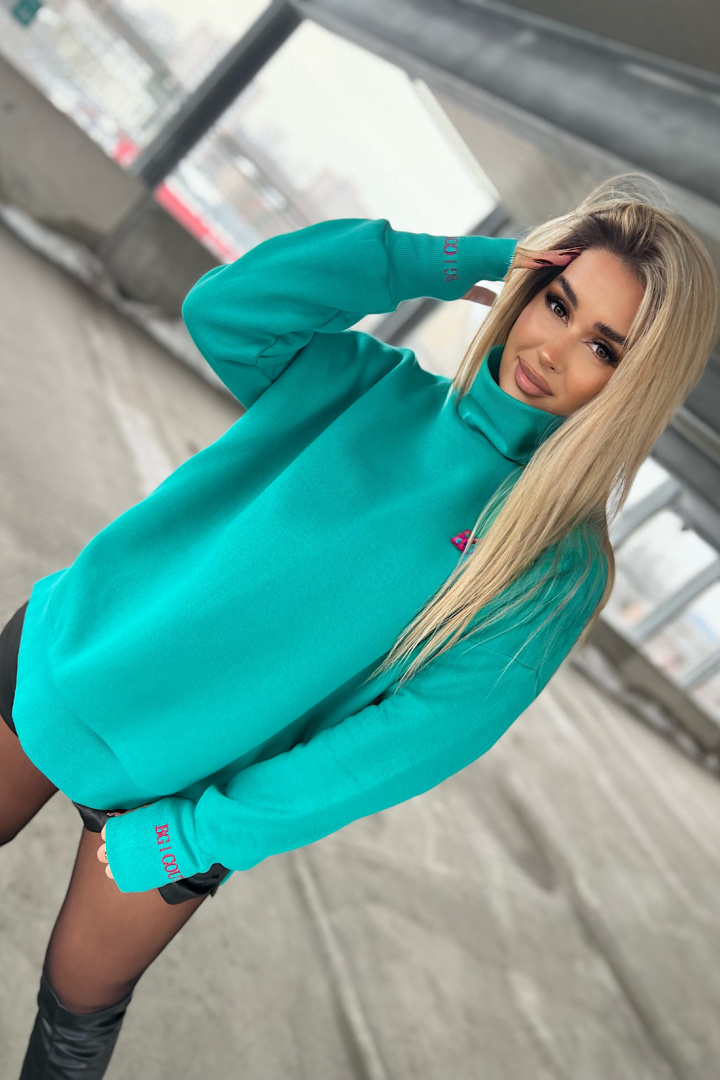 Sweatshirt JERSEY turquoise