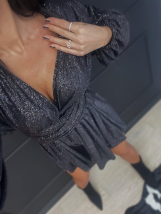 Kombinezon z wiskozy z brokatem La Milla