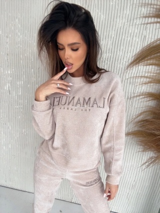 Komplet CHRISTMAS beżowy LA MANUEL