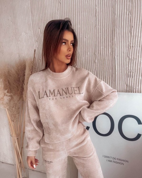 Komplet CHRISTMAS beżowy LA MANUEL