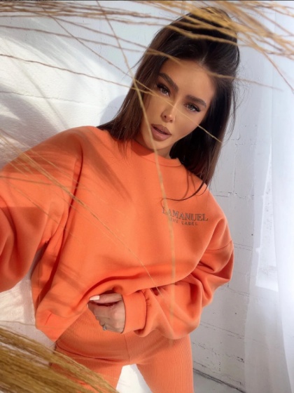 Komplet ISSAMATCH pomarańcz LA MANUEL