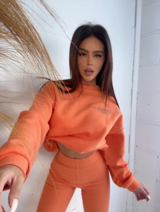 Komplet ISSAMATCH pomarańcz LA MANUEL