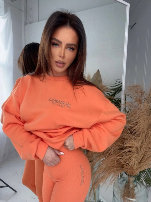 Komplet ISSAMATCH pomarańcz LA MANUEL