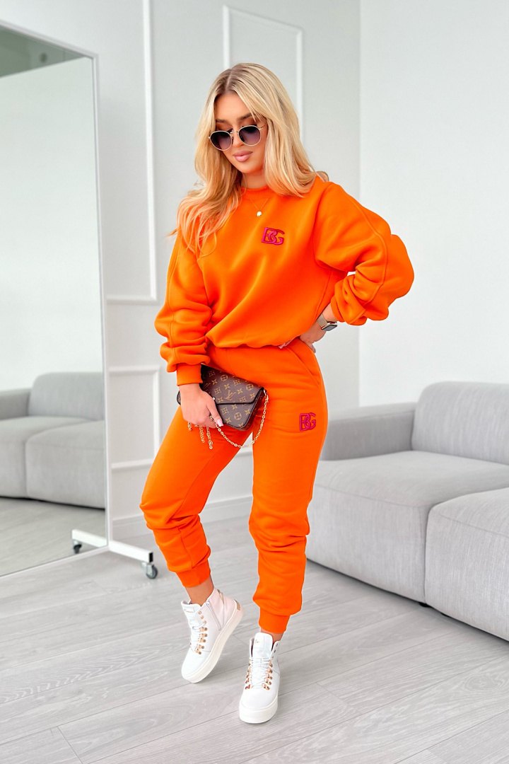 BG Funky orange sweatshirt set