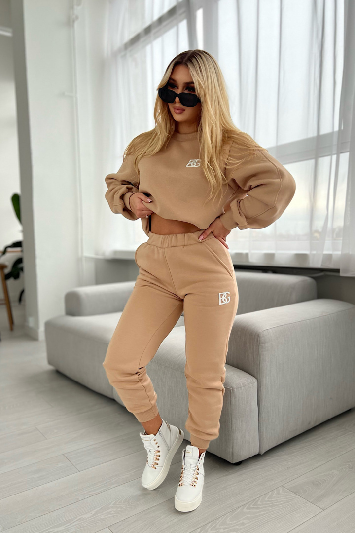 BG Funky beige sweatshirt set BG Funky beige sweatshirt set