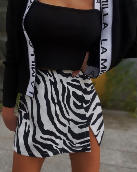 Komplet top i sweterek LOGO La Milla