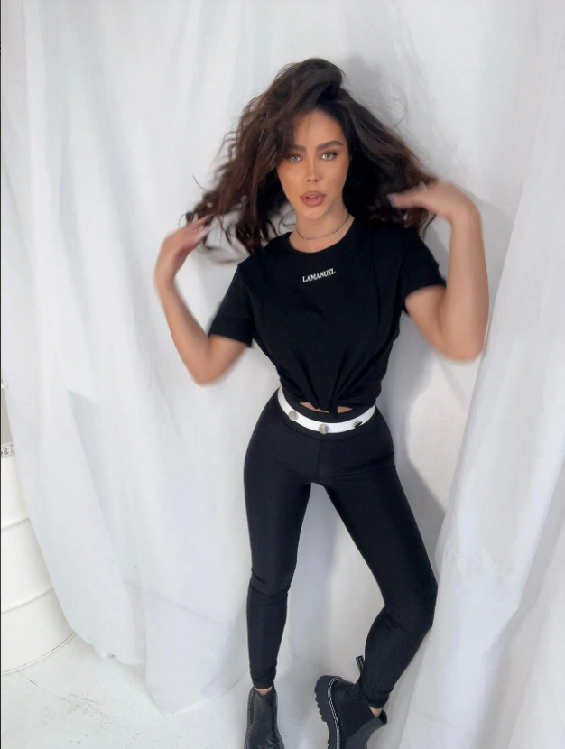 Leggings THEBOSS black LA MANUEL