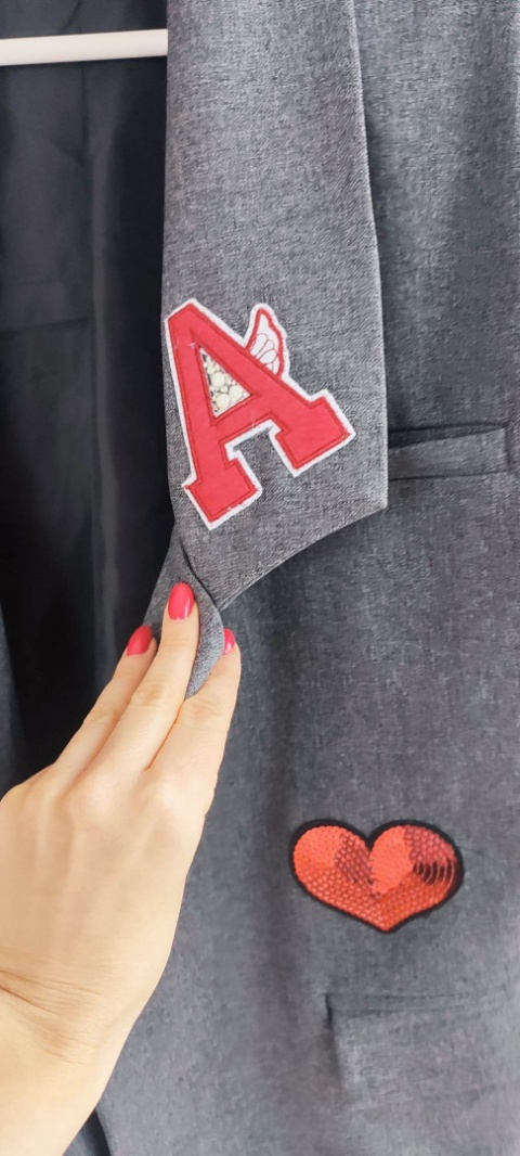 Marynarka MY BOYFRIEND z naszywkami LA MILLA