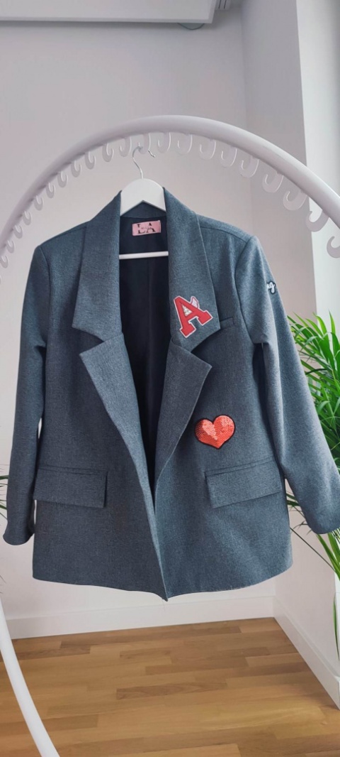 Marynarka MY BOYFRIEND z naszywkami LA MILLA