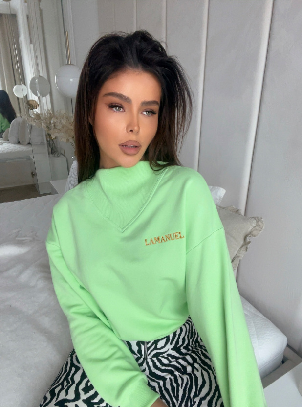 Sweatshirt COLORFUL green apple