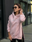 Sweatshirt SARA LOGO powder pink - SEMPRE