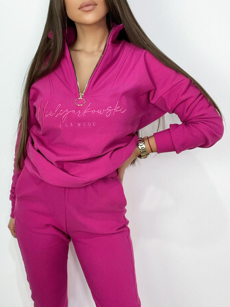 EMILY sweatshirt set fuchsia BY MIELCZARKOWSKI
