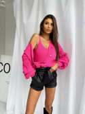 Sweater top and cardigan set Alexandra pink Mielczarkowski