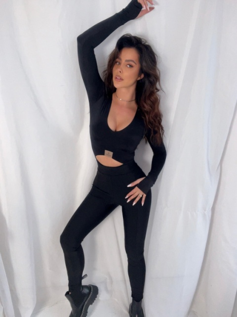 Legginsy BURNTczarne La Manuel