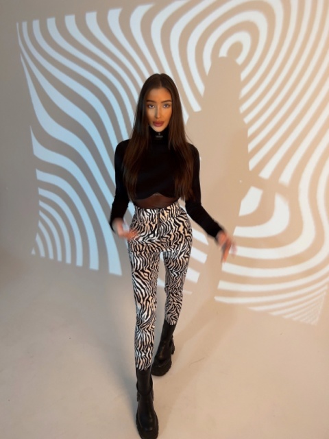 Legginsy WILDEST zebra La Manuel