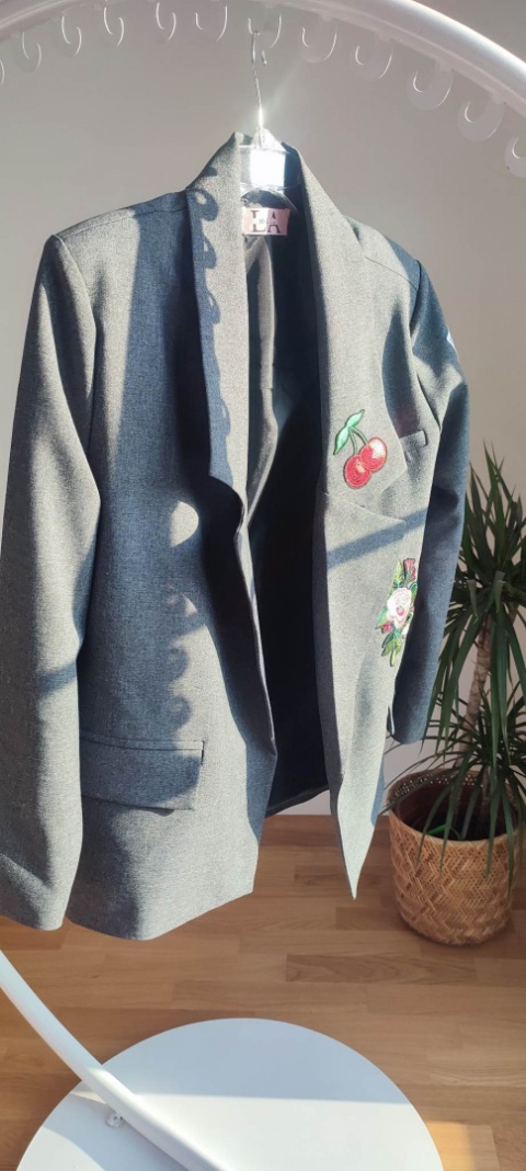 Marynarka MY BOYFRIEND2 z naszywkami LA MILLA