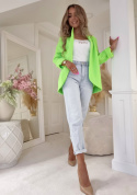 Lime wool cape - BY ME